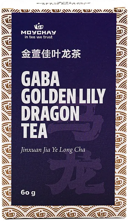 GABA Golden Lily Dragon Tea (Jinxuan Jia Ye Long Cha), 60 gram package