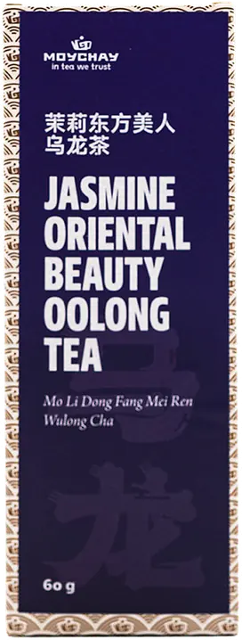 Jasmine Oriental Beauty Oolong Tea (Mo Li Dong Fang Mei Ren Wulong Cha), 60 gram package